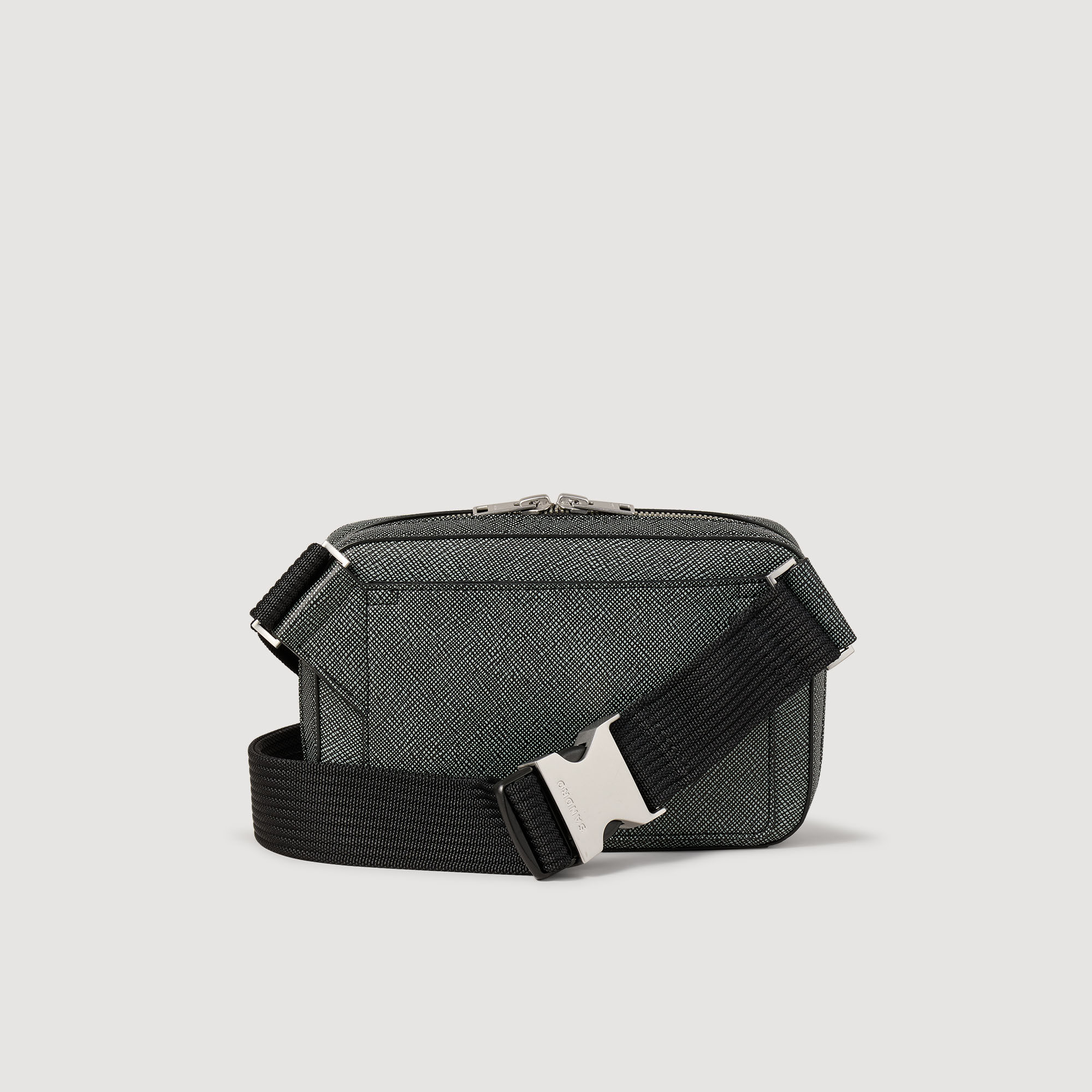 Kleine tas van gereconstrueerd leer