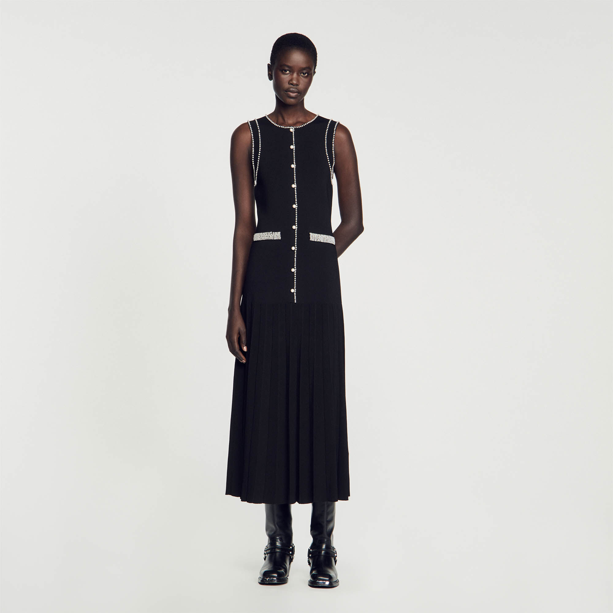 Sandro jurk store zwart