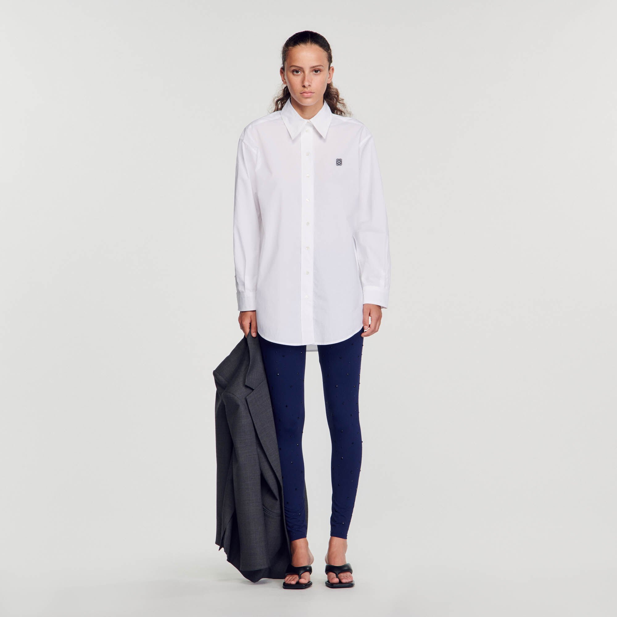 Chemise blanche sandro cheap