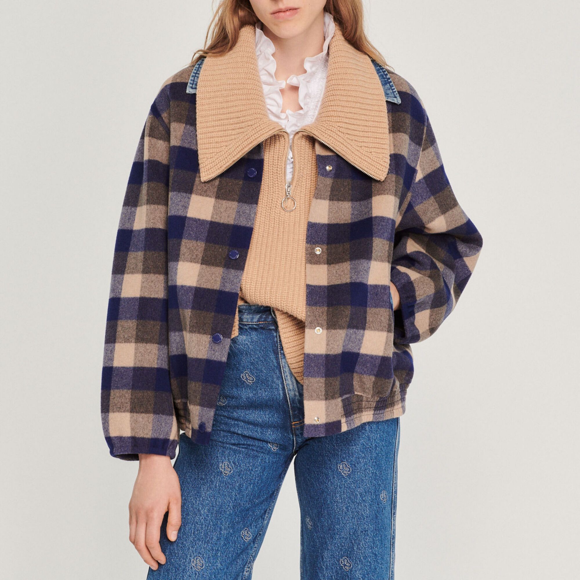 Manteau sandro sale outlet