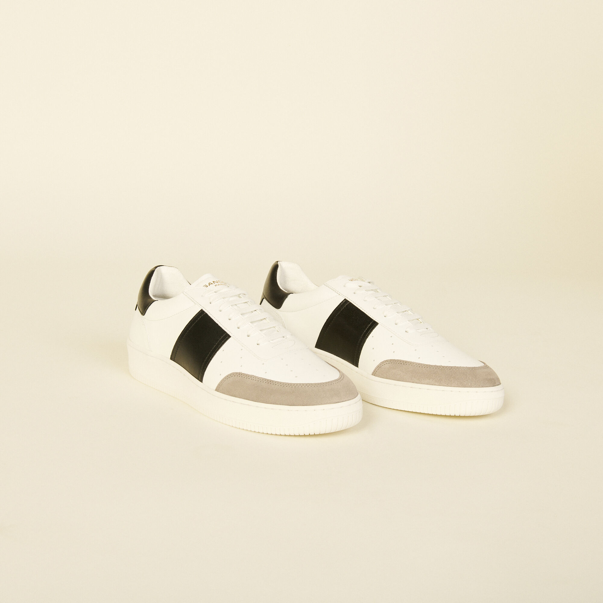 Leren sneakers SHACH00777 blanc Sandro Parijs
