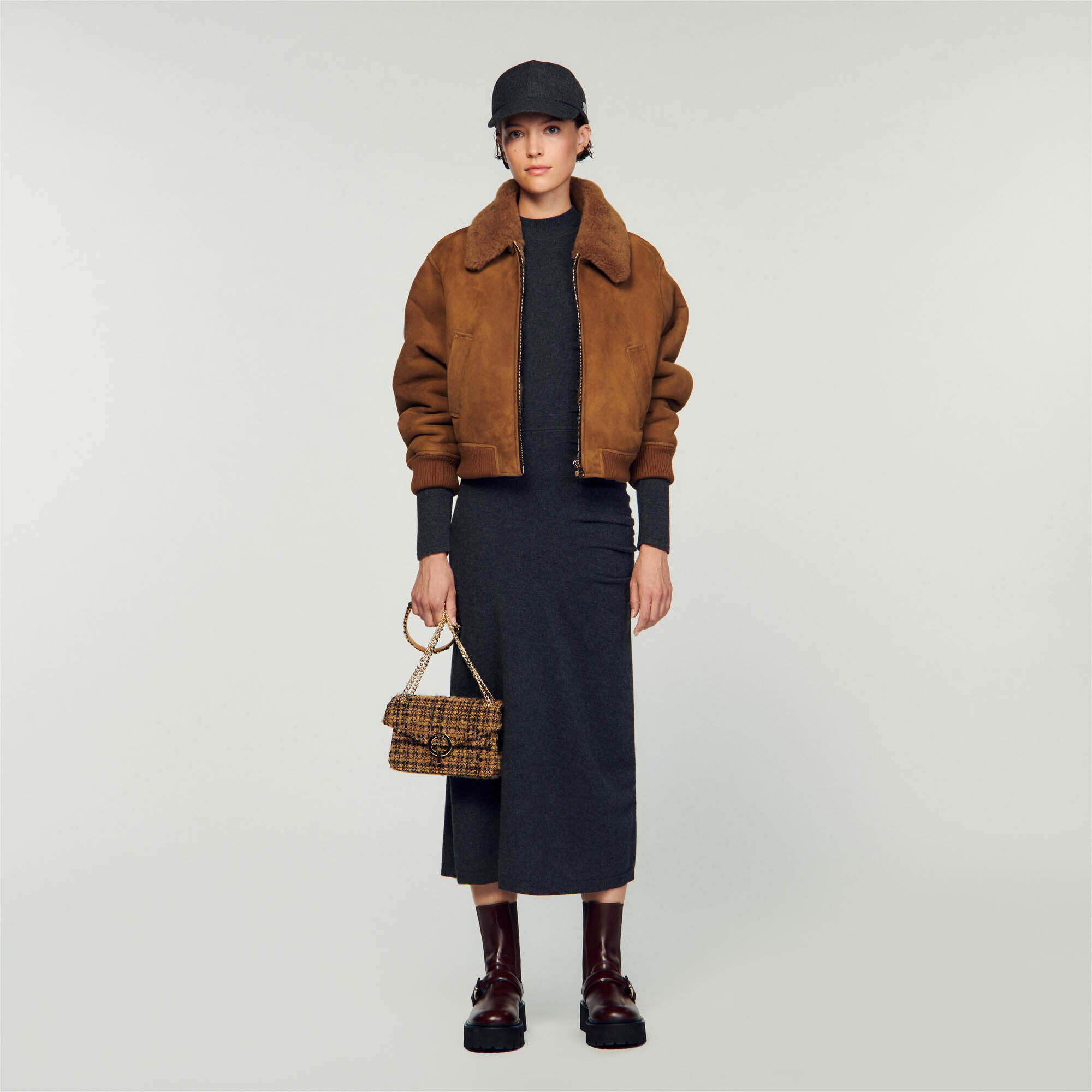 lange tricot jurk