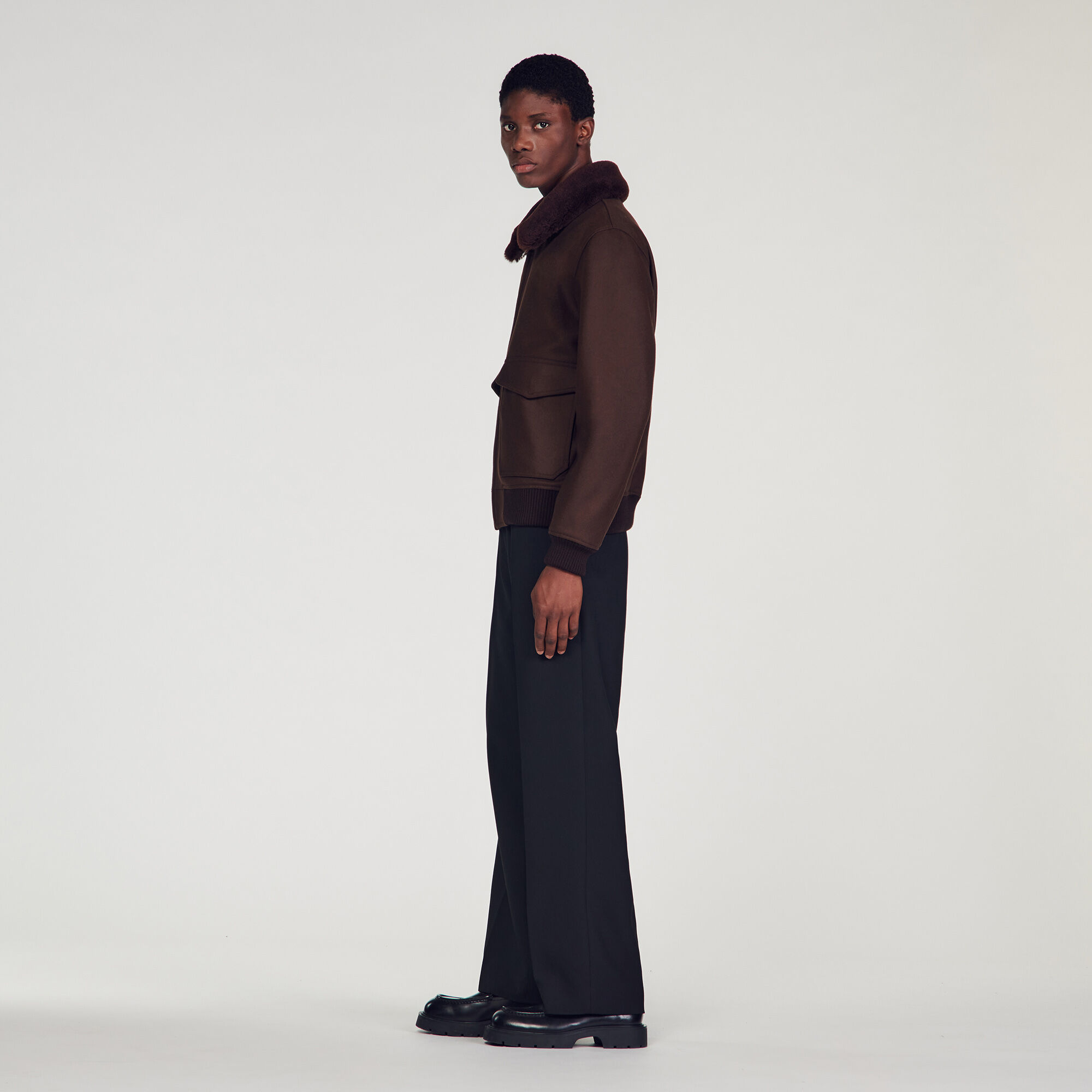 Blouson aviateur hot sale sandro homme