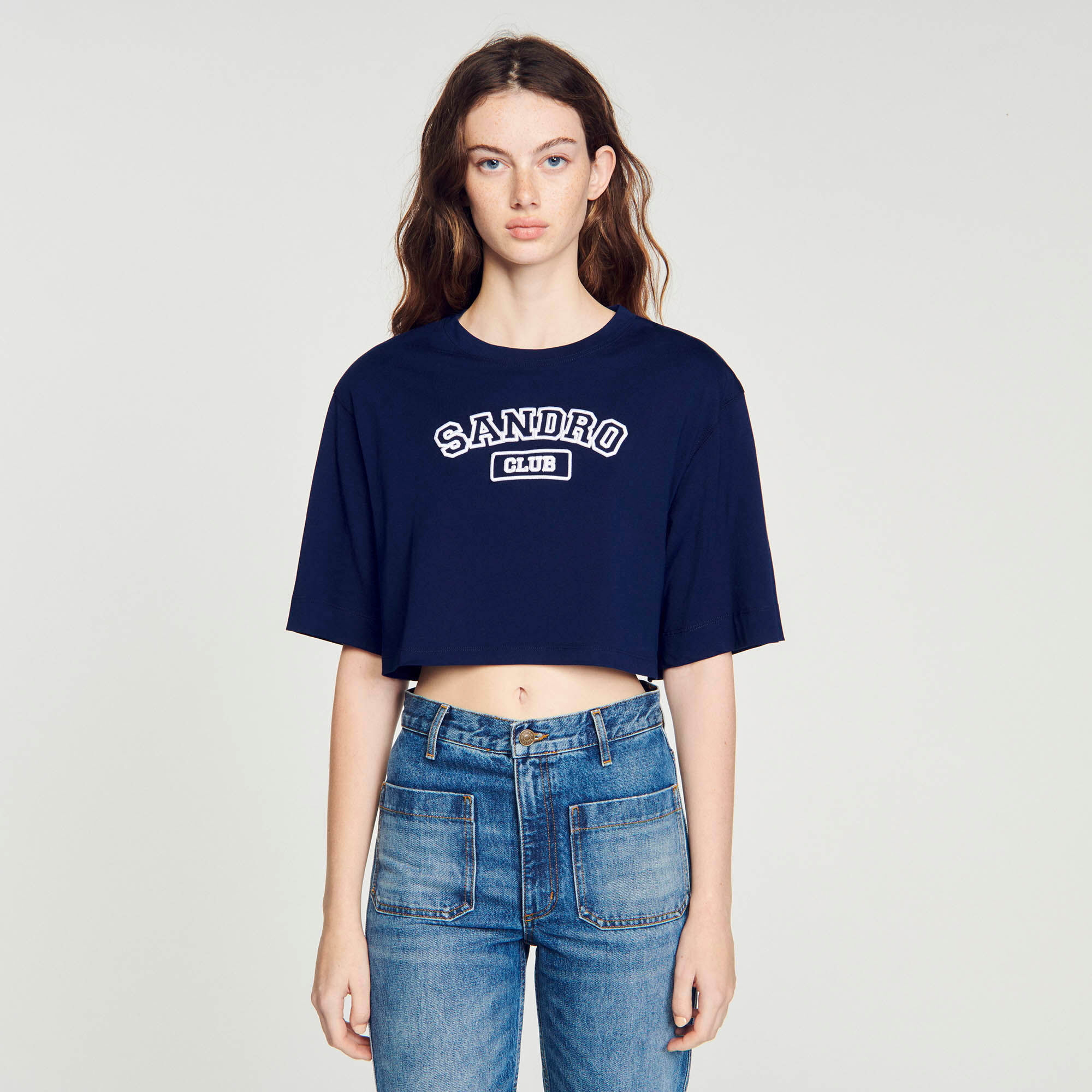Sandro t shirt hot sale dames