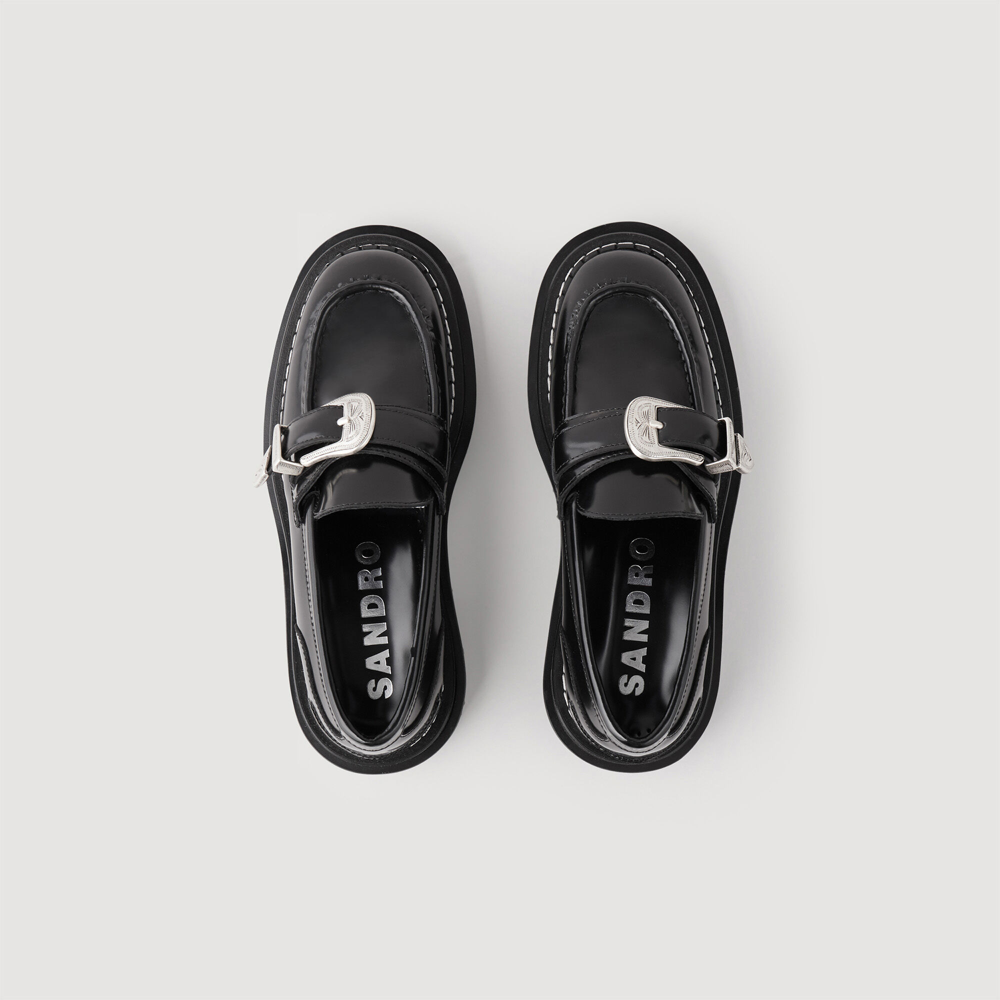 Leren mocassins cheap