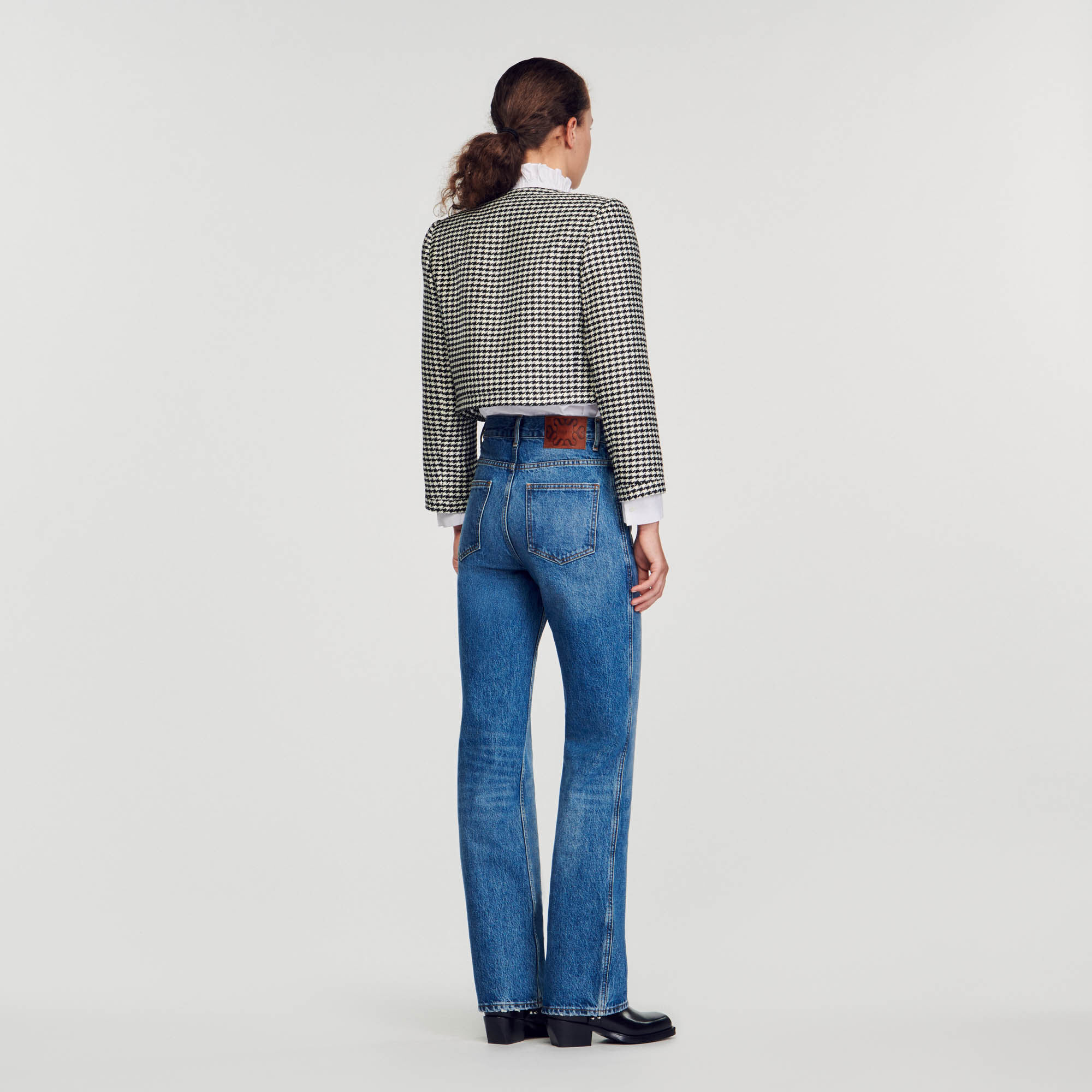 Sandro veste outlet pied de poule