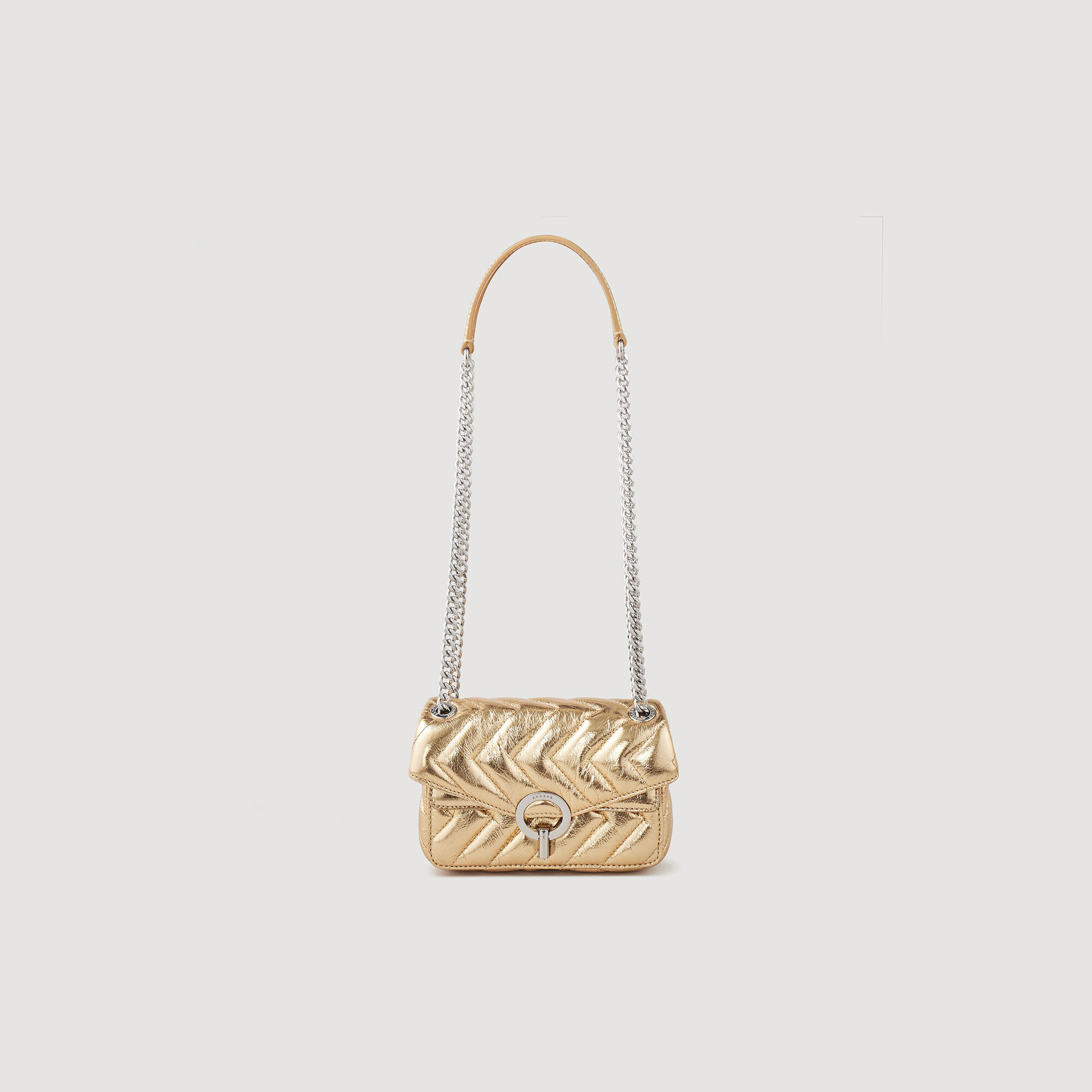 Yza kleine tas van metallic leer