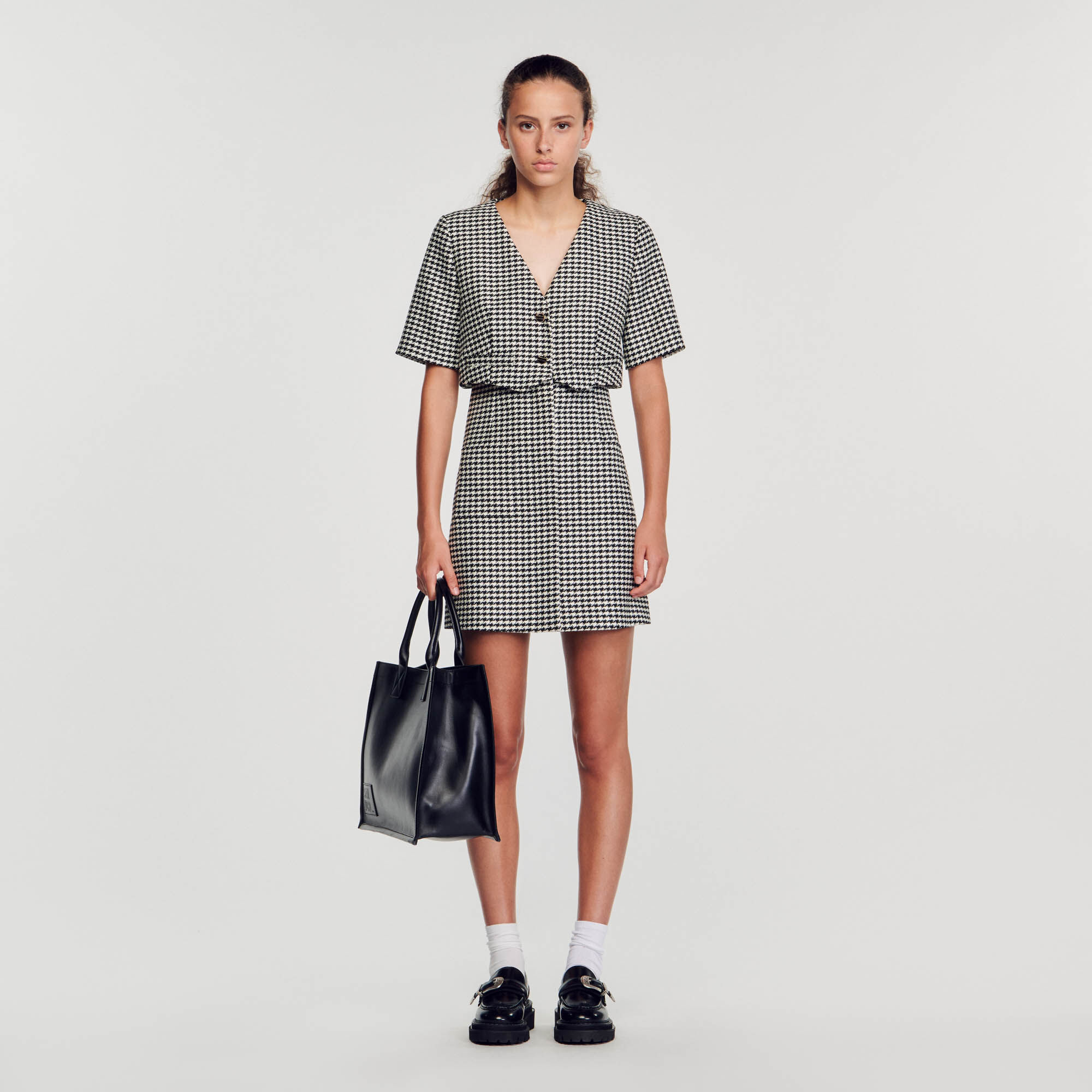 Tweed jurk clearance