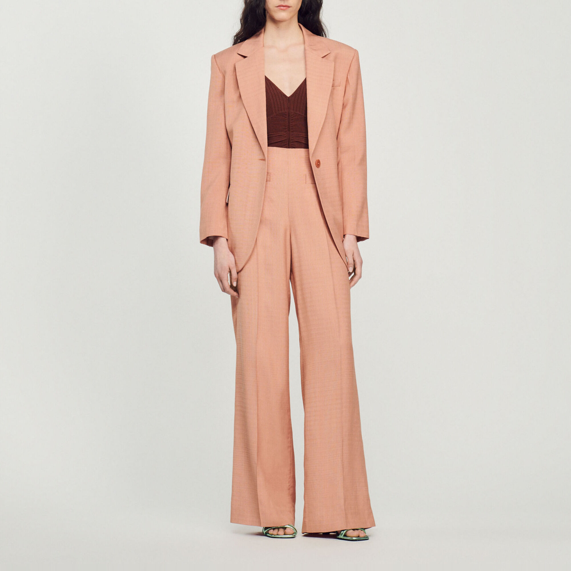 Tailleur pantalon femme sale sandro