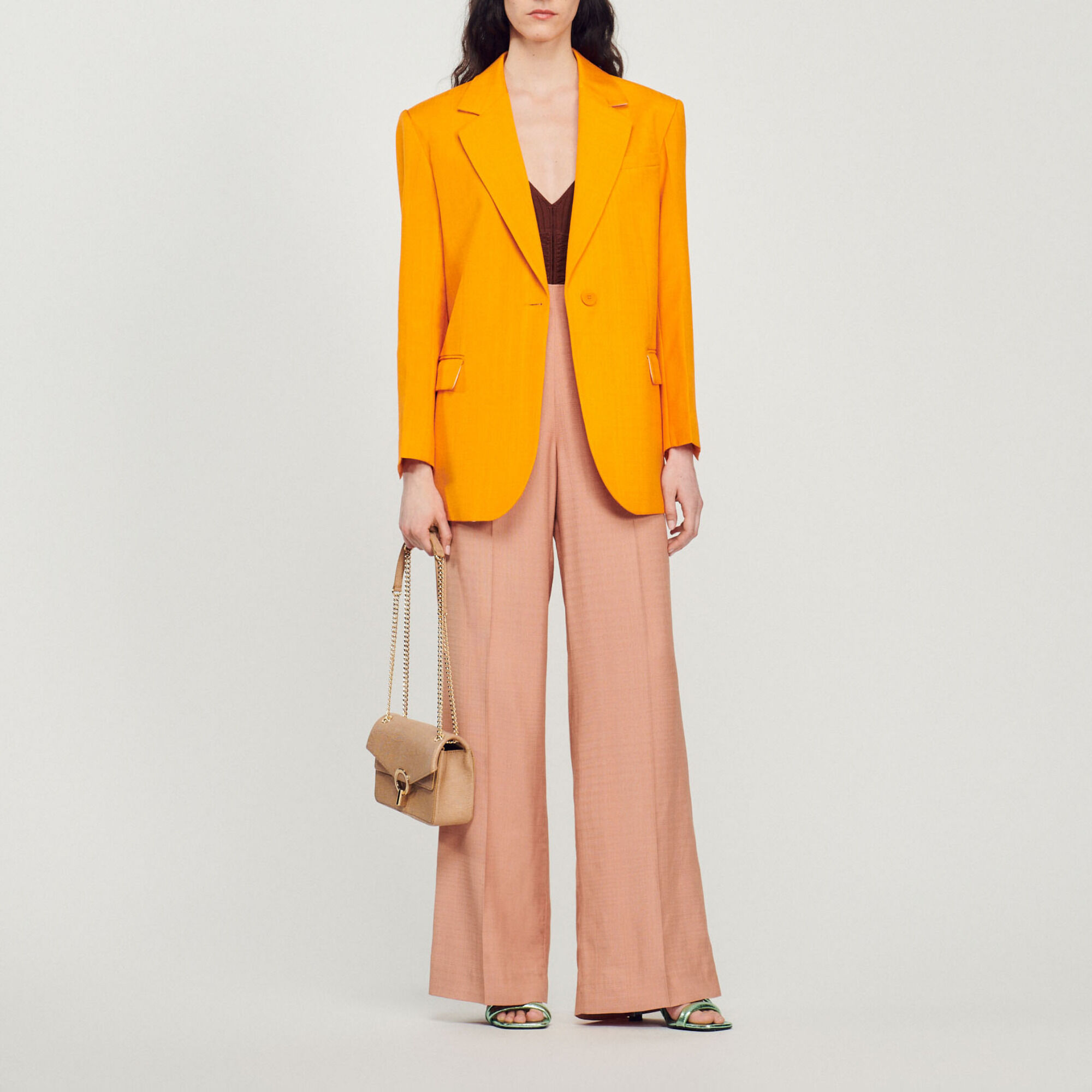 Tailleur sales orange femme