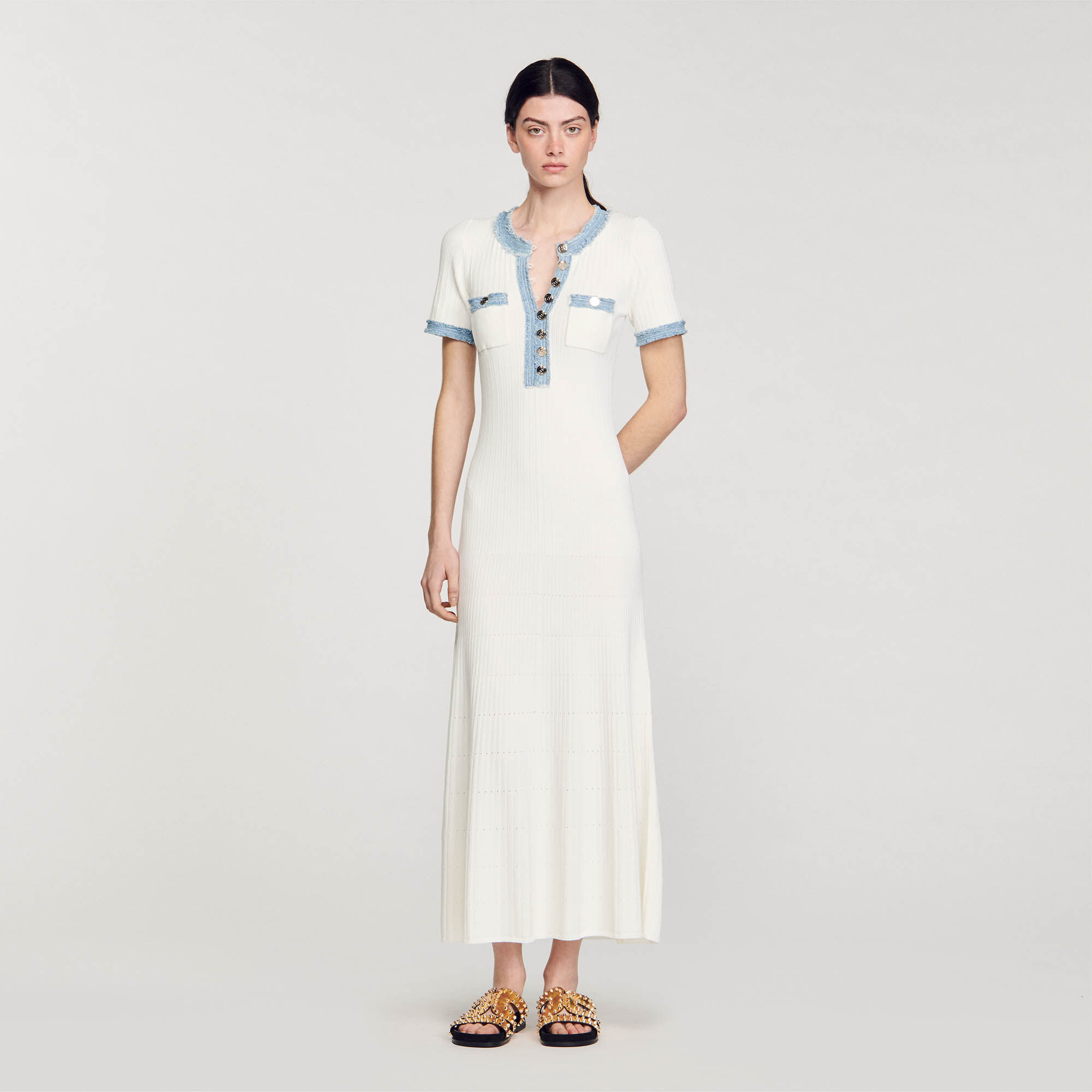 Tricot midi jurk 2025