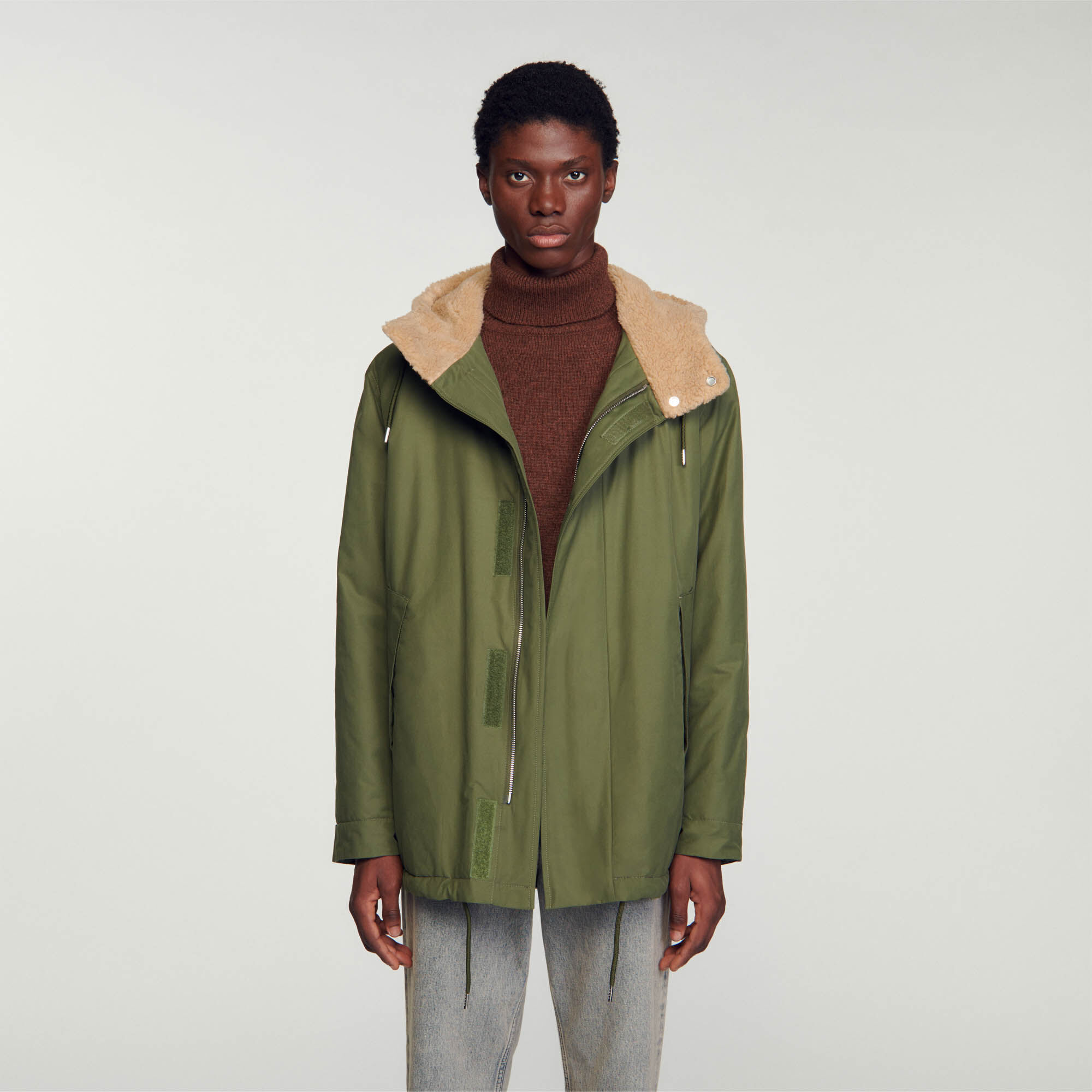 Parka sales homme coton