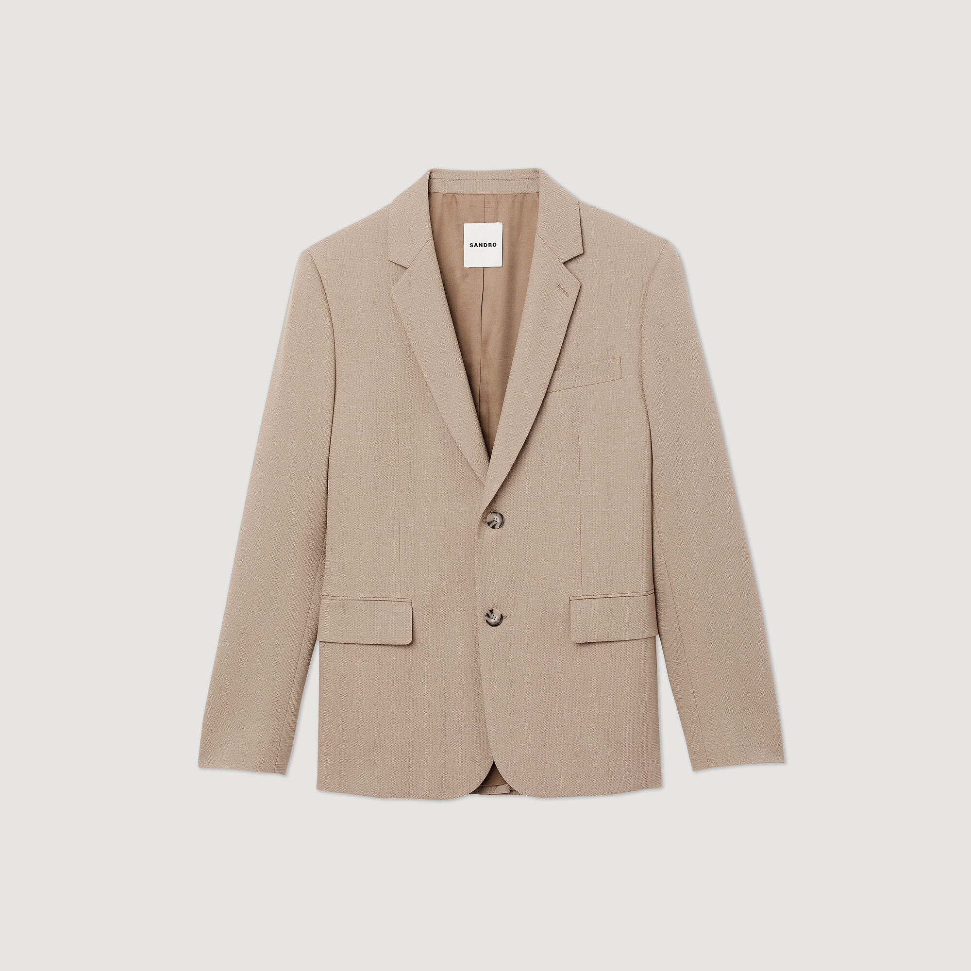 Veste de costume beige homme clearance