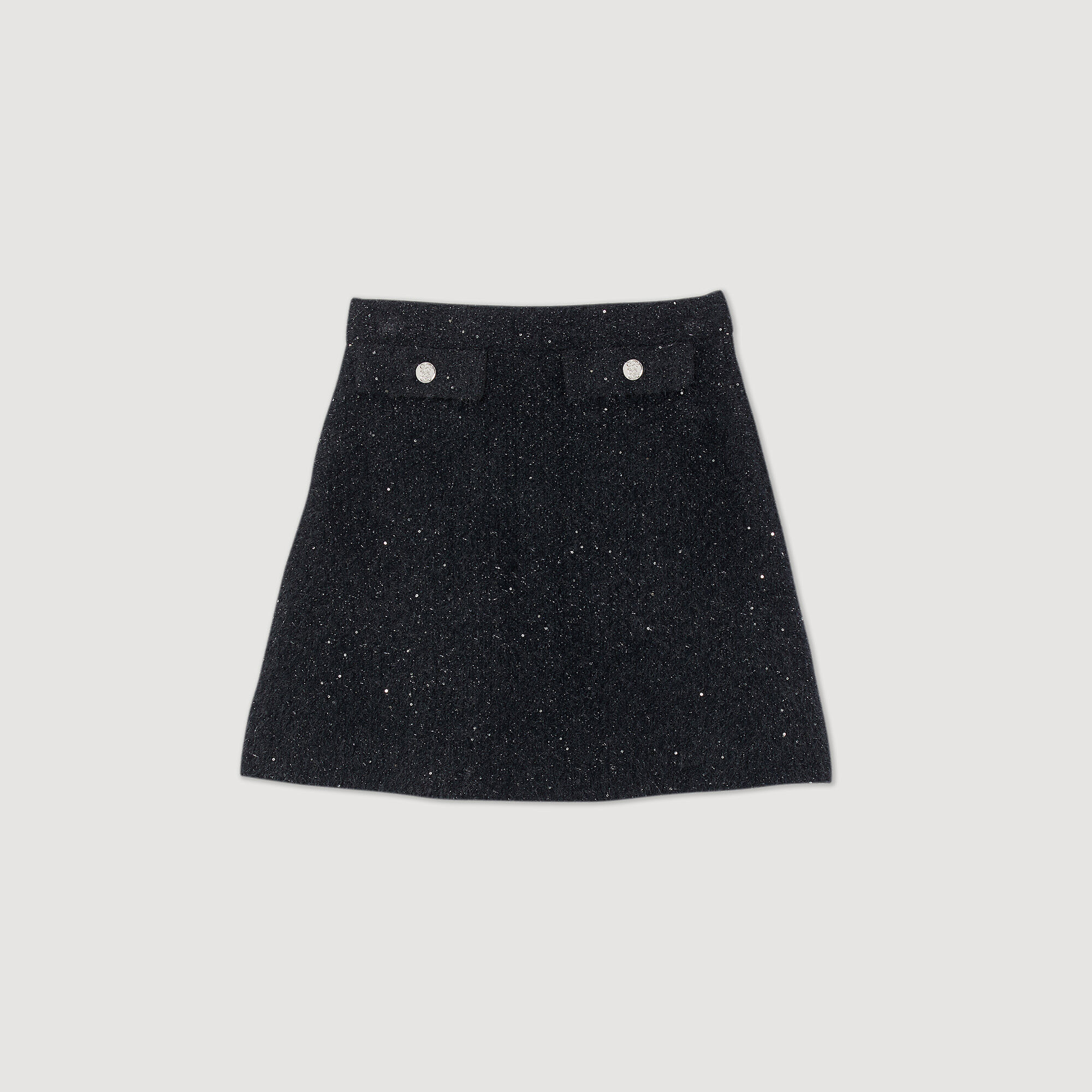 Jupe en 2025 tweed noir