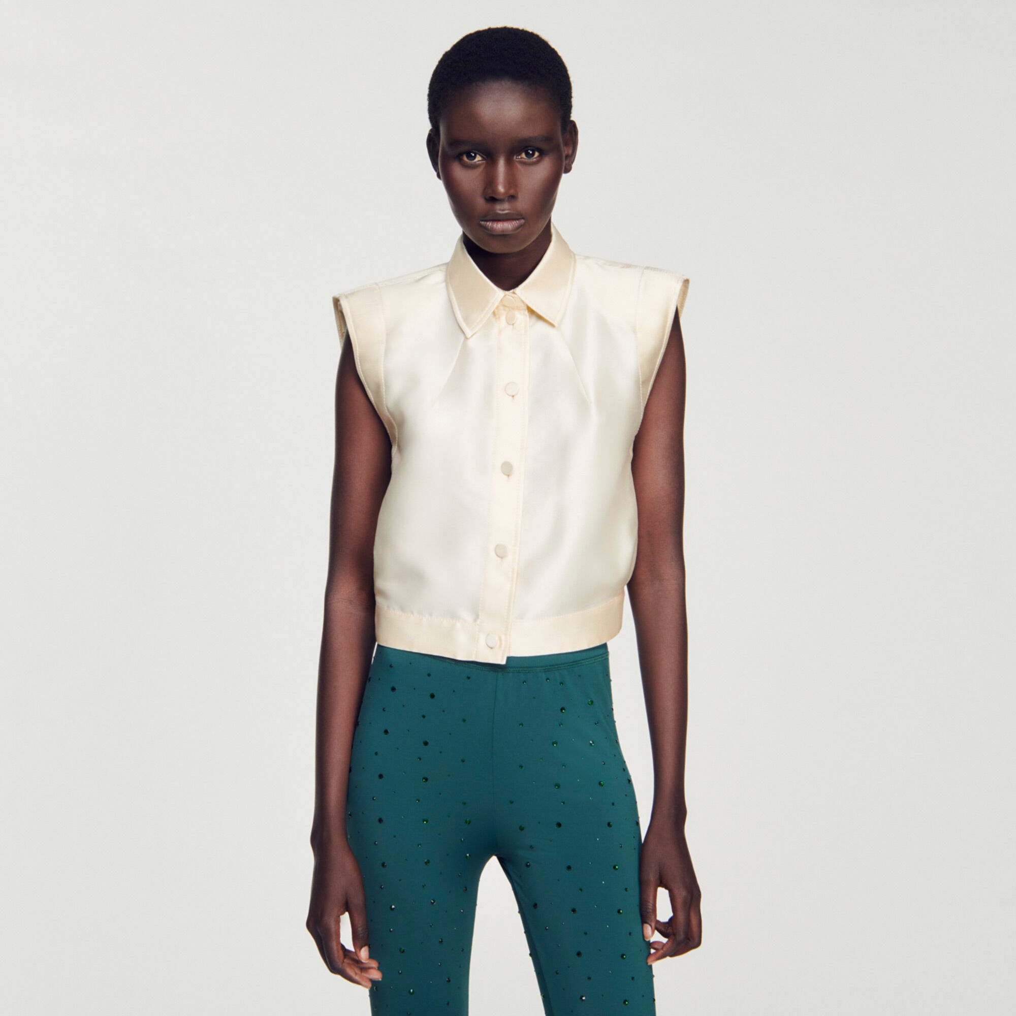 Blouse beige sales femme