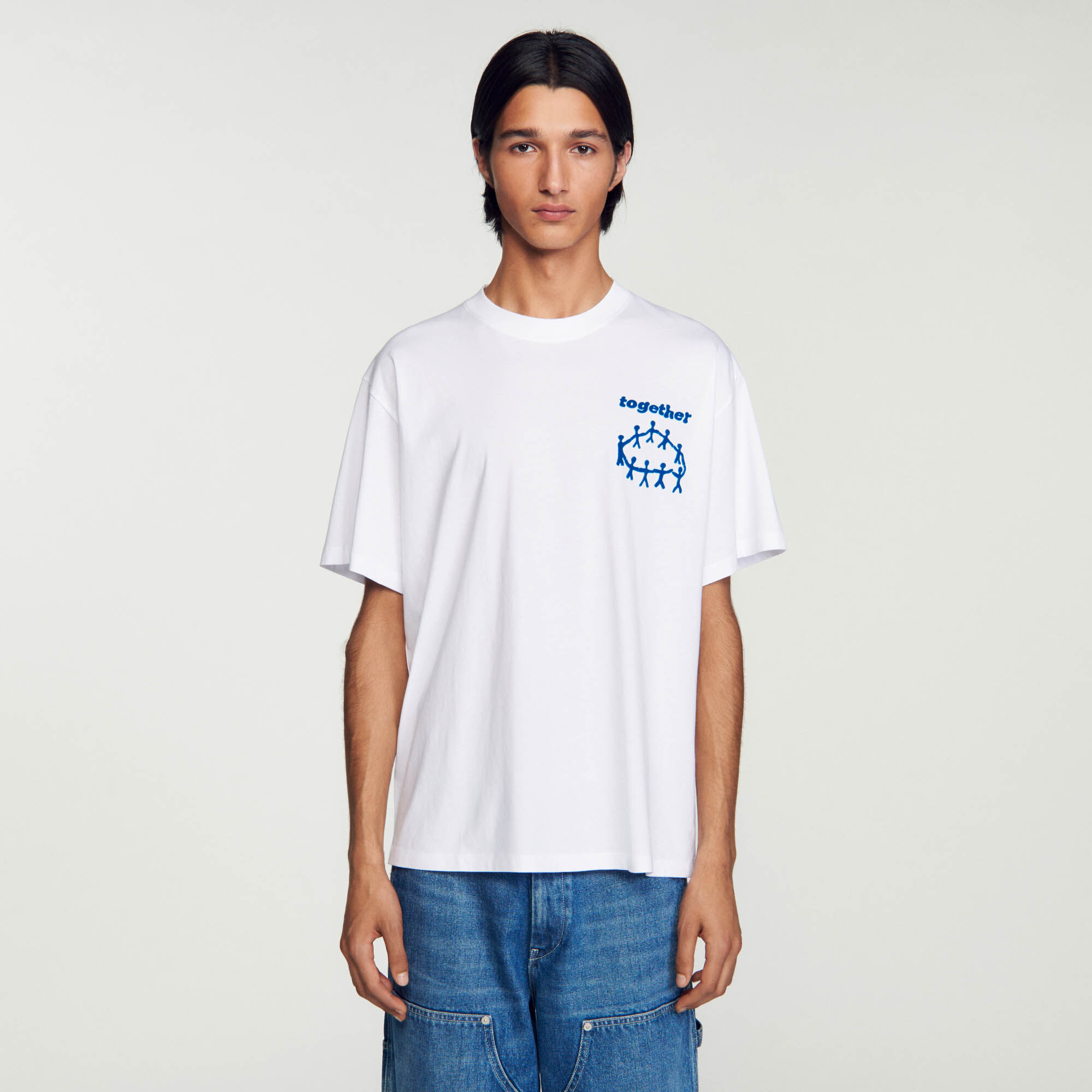 Sandro t shirt heren deals