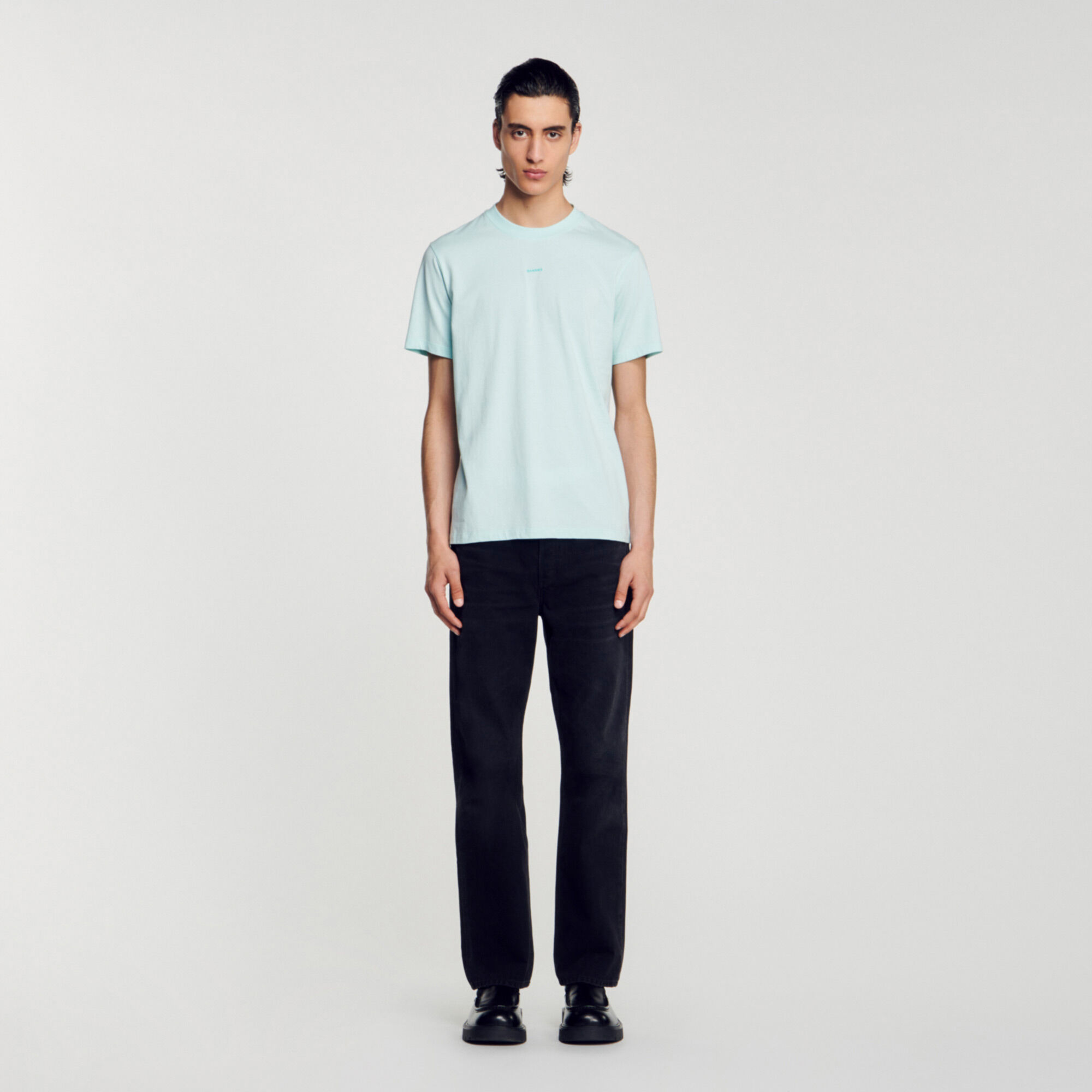 Sandro t shirt hot sale heren