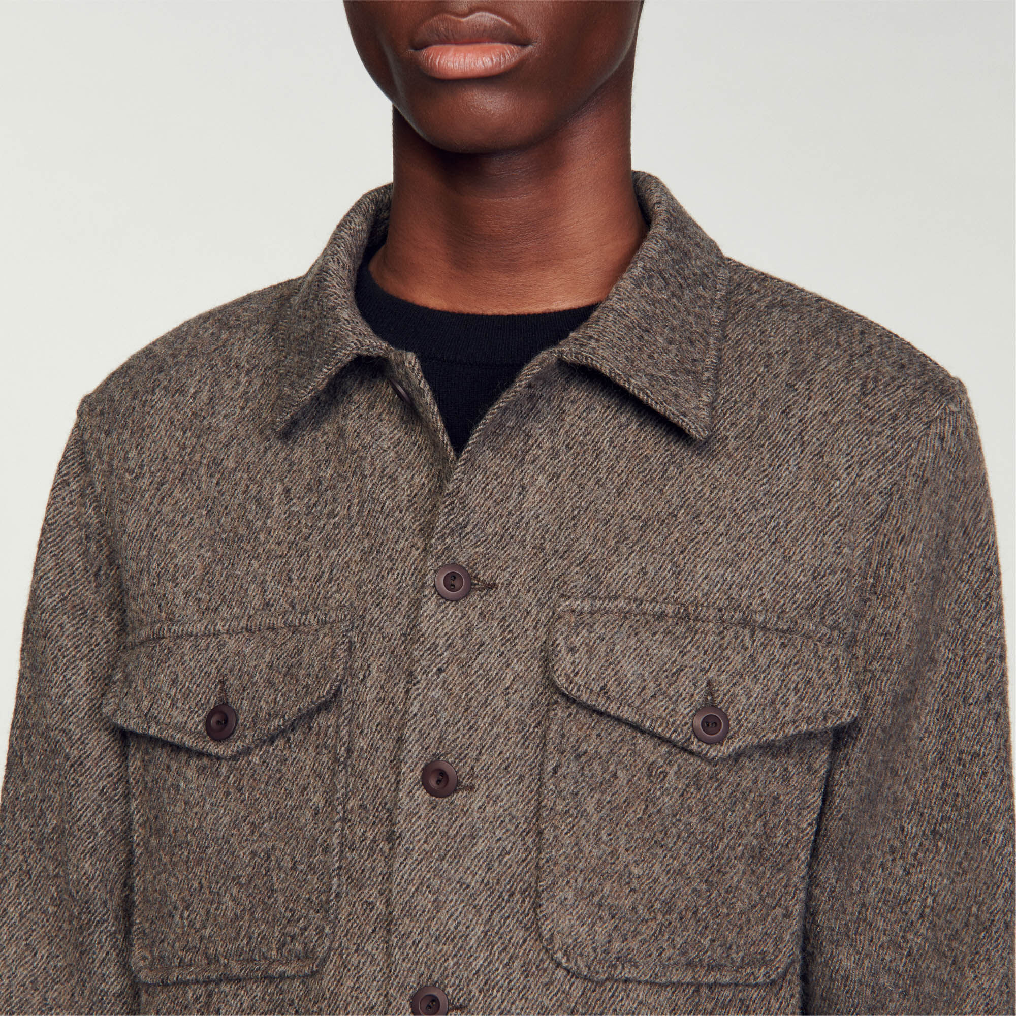 Overshirt heren wol 2025