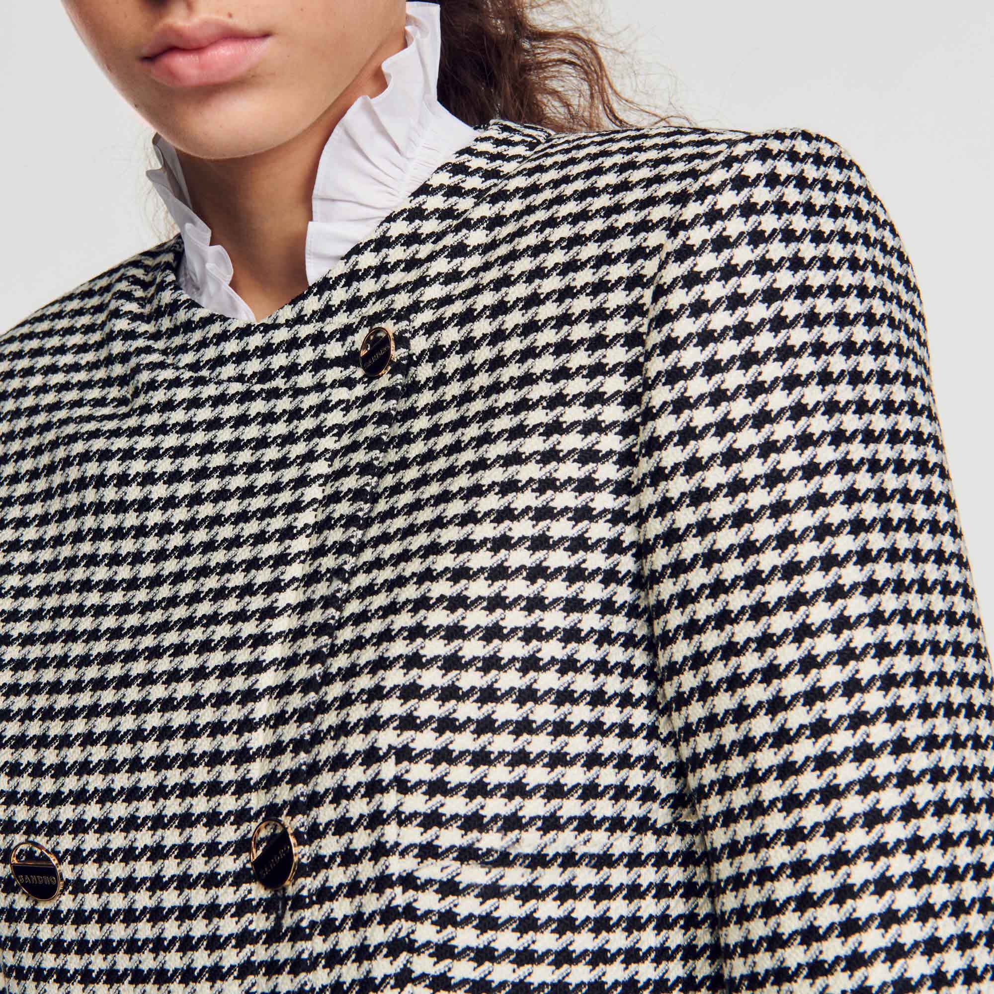 Sandro veste sales pied de poule