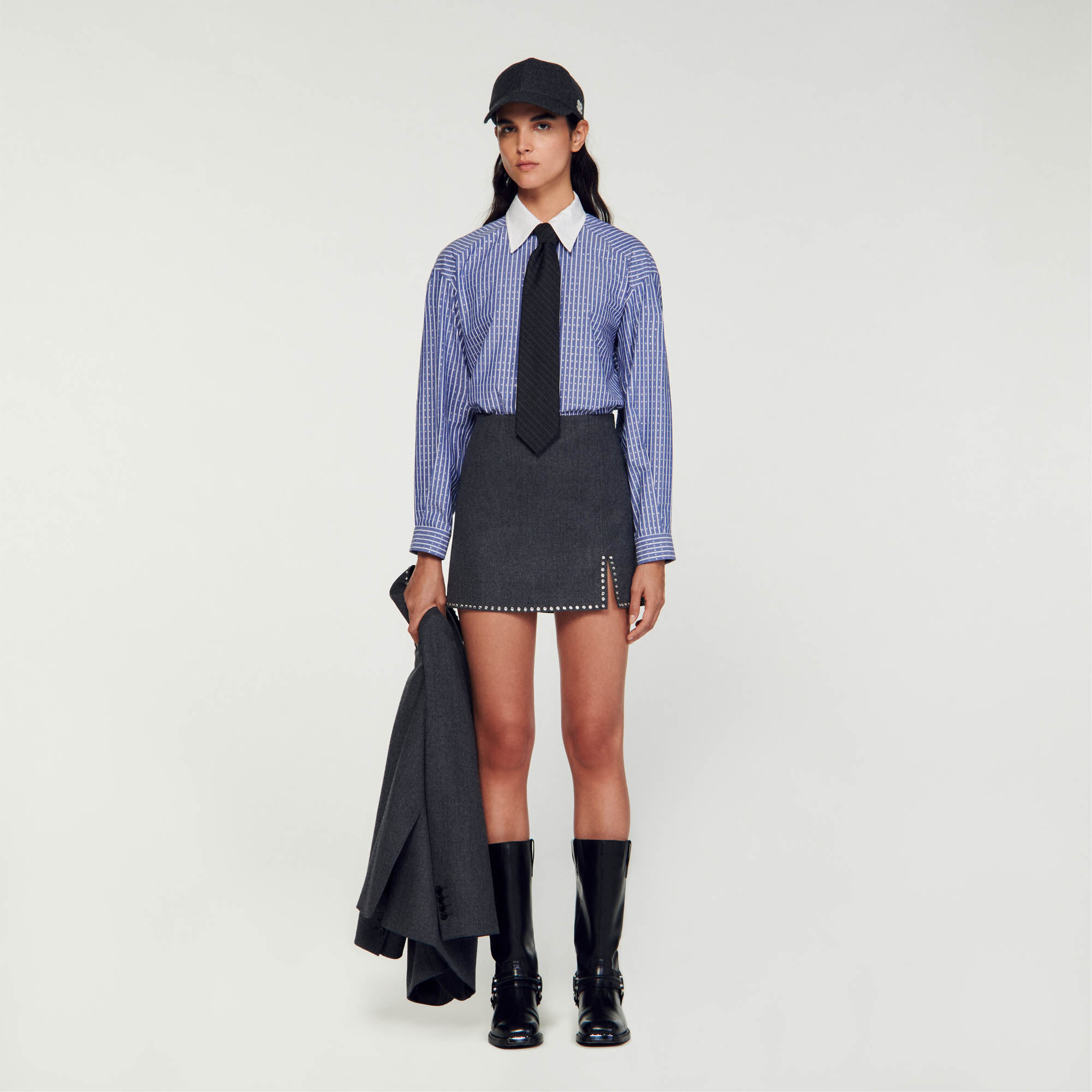 Sweat sandro bleu hotsell ciel