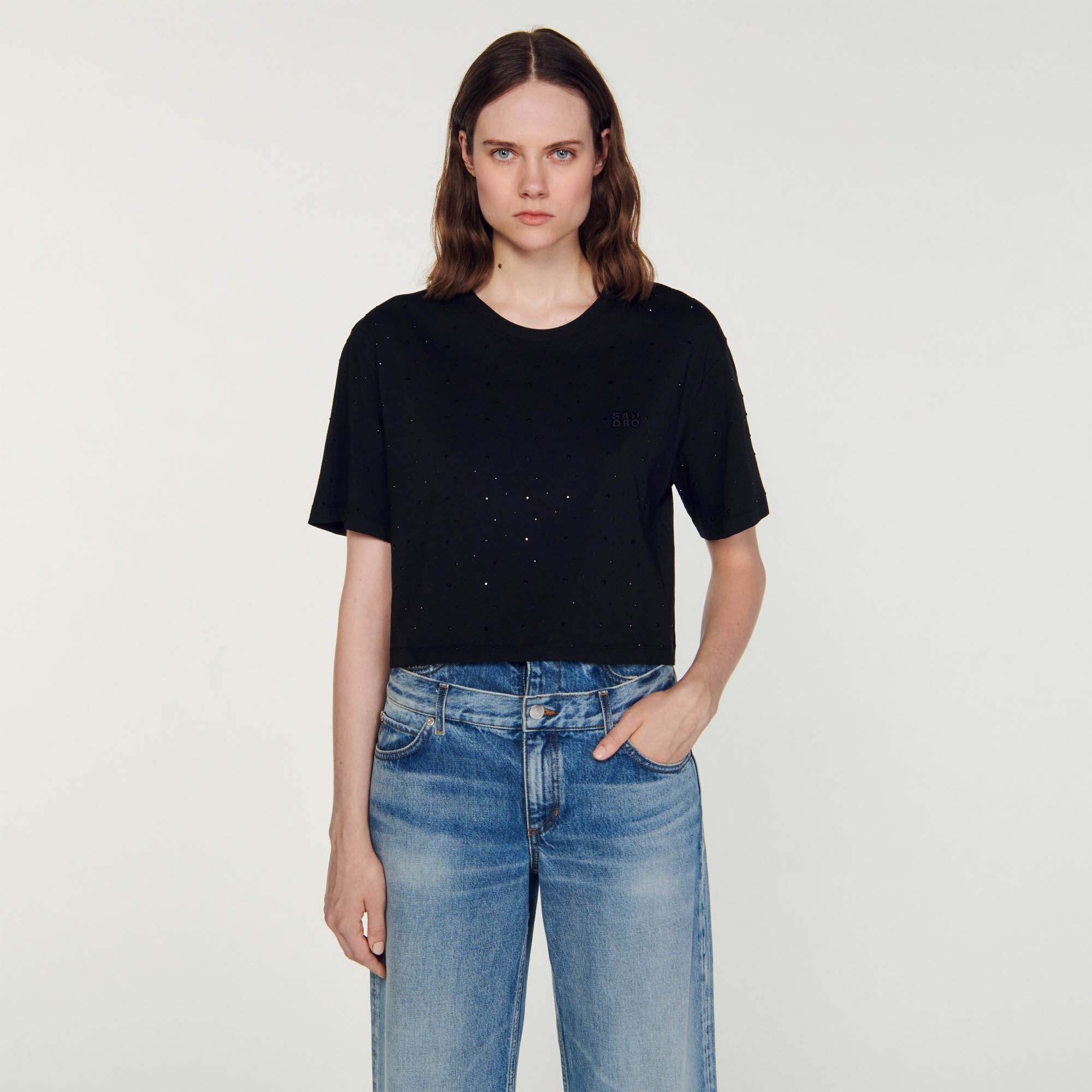 Sandro t outlet shirt dames