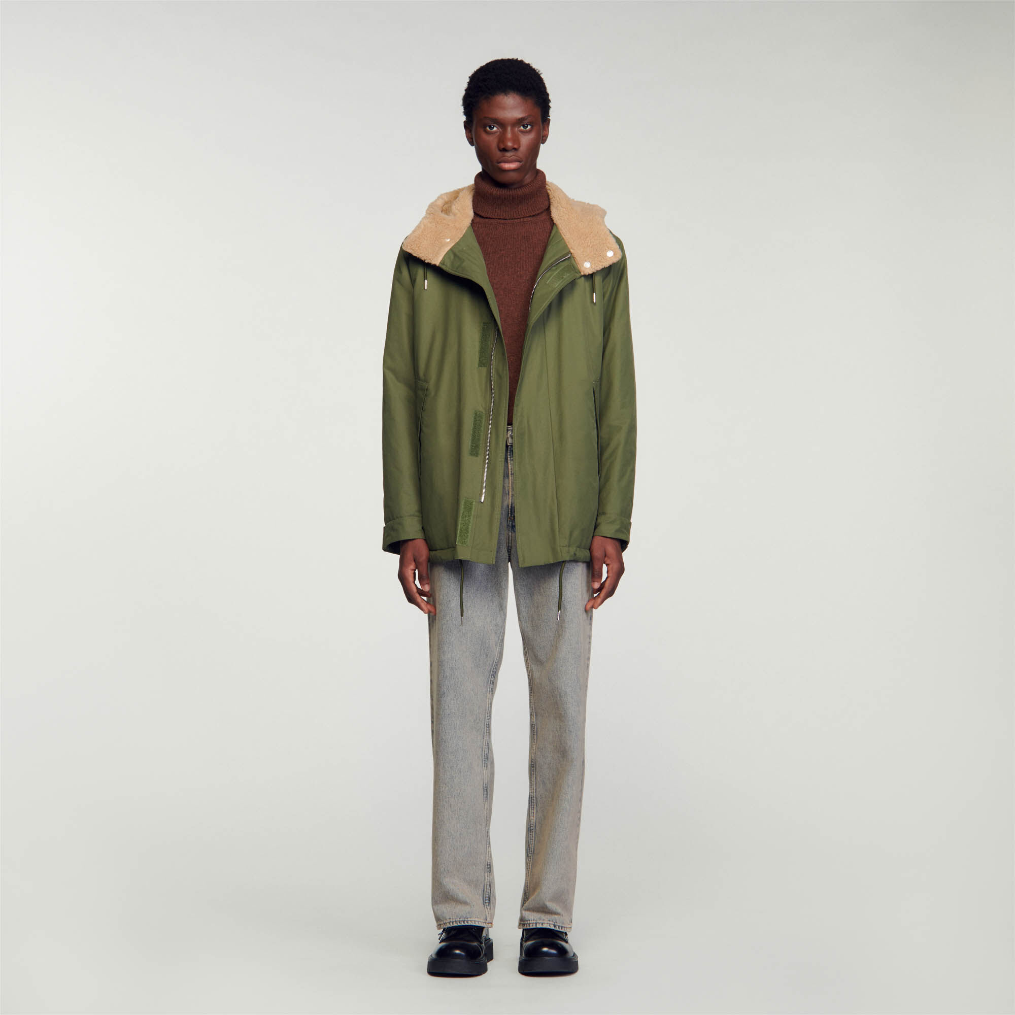Parka homme coton best sale