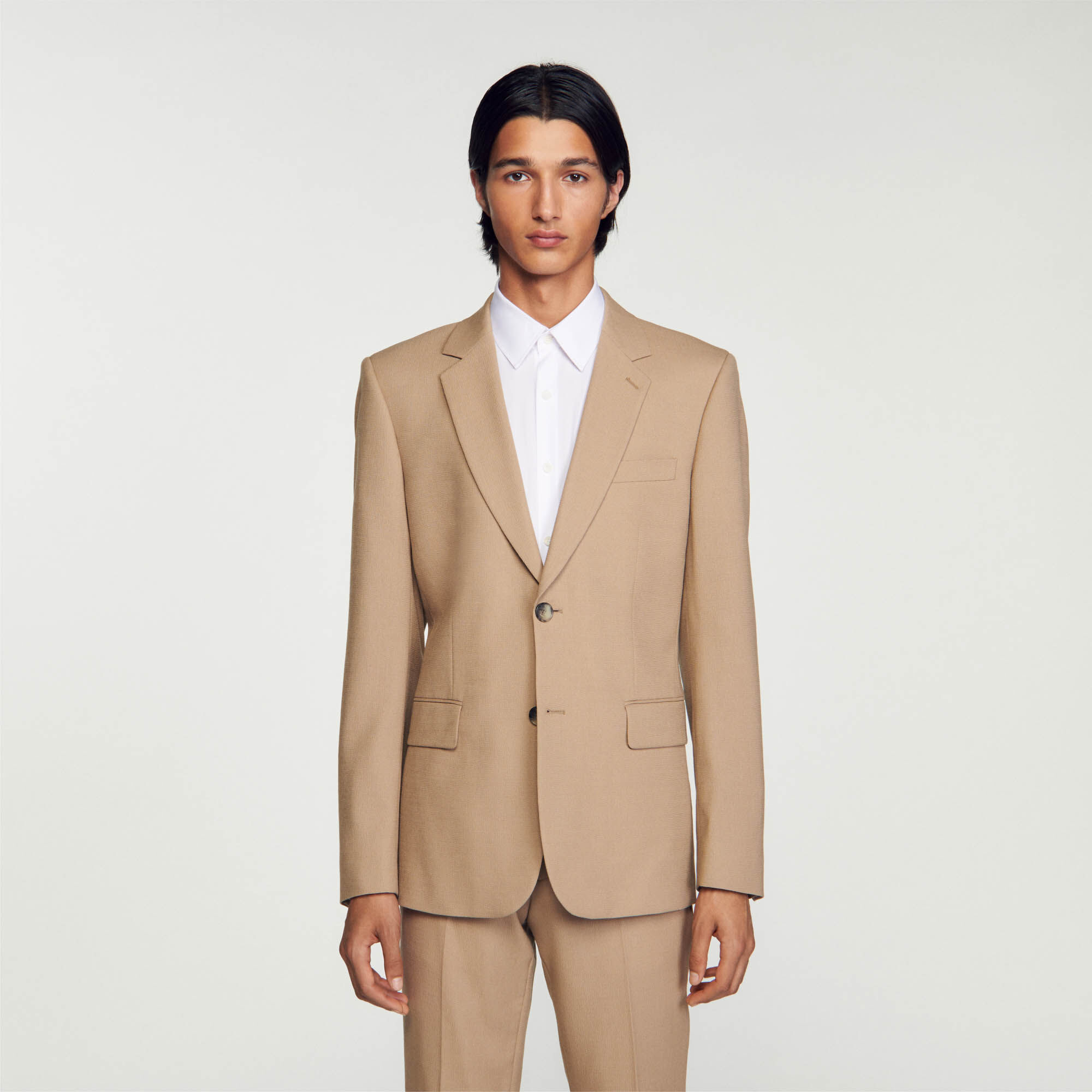 Veste de deals costume beige