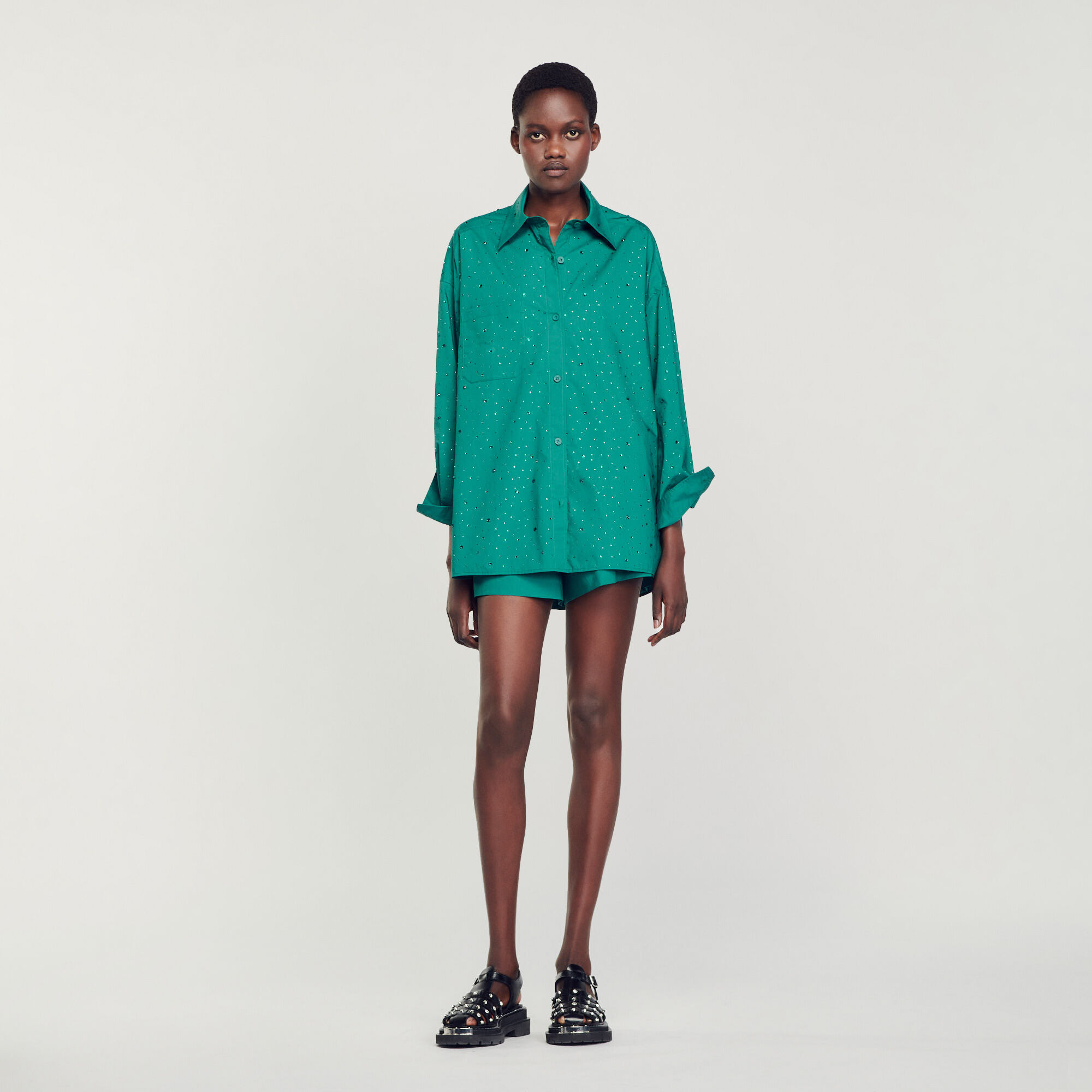 Blouse vert sales emeraude