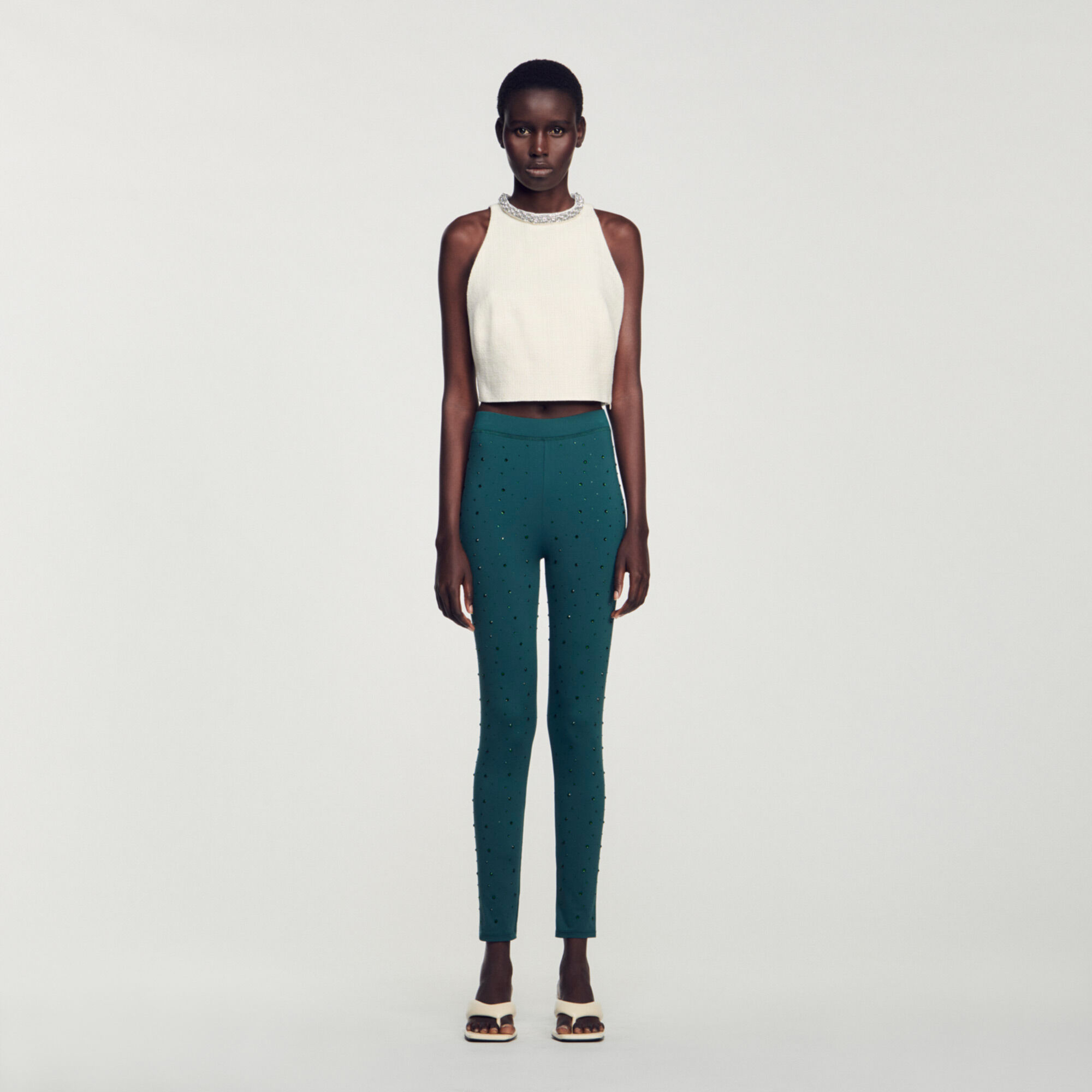 Legging online vert femme