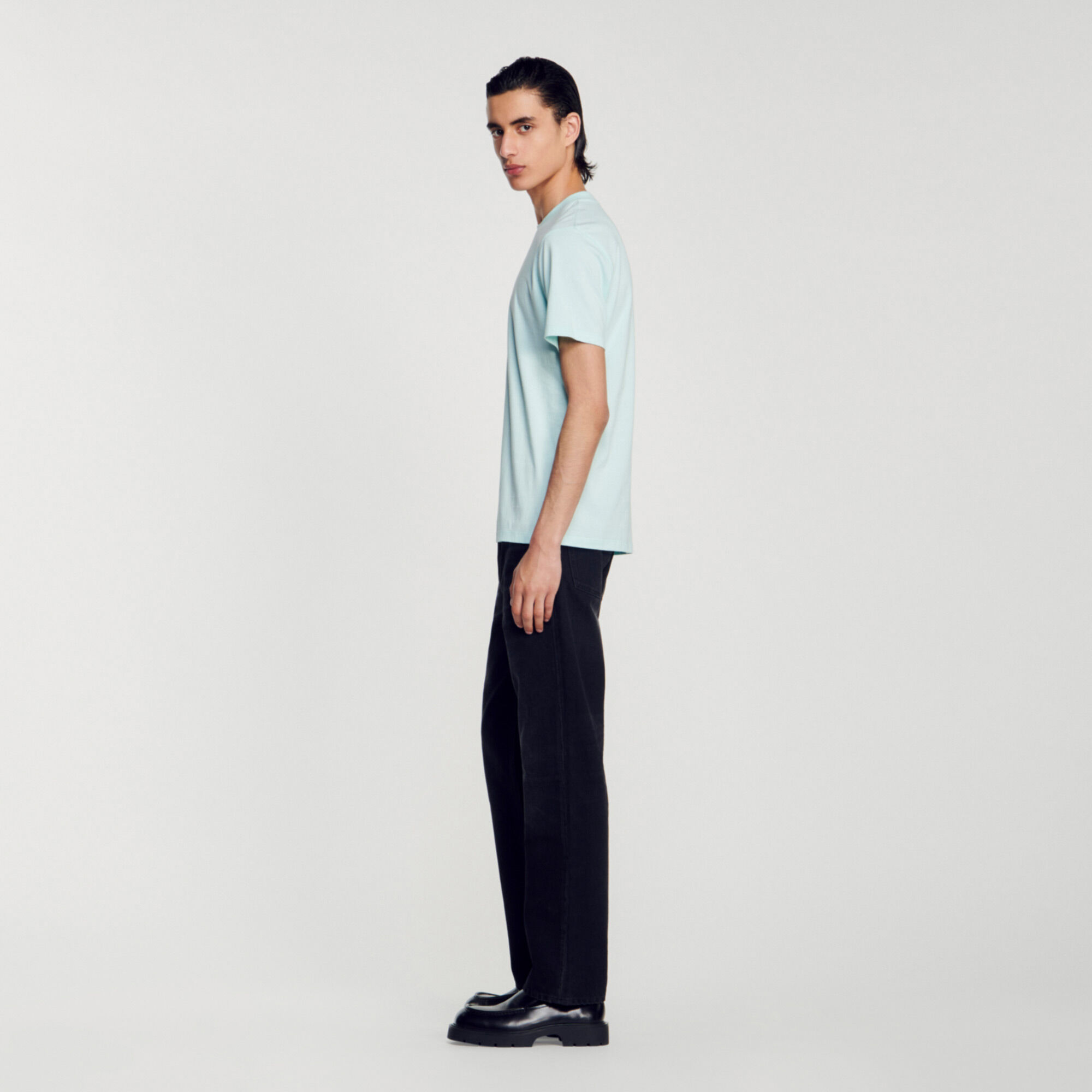 Sandro t shirt hot sale heren