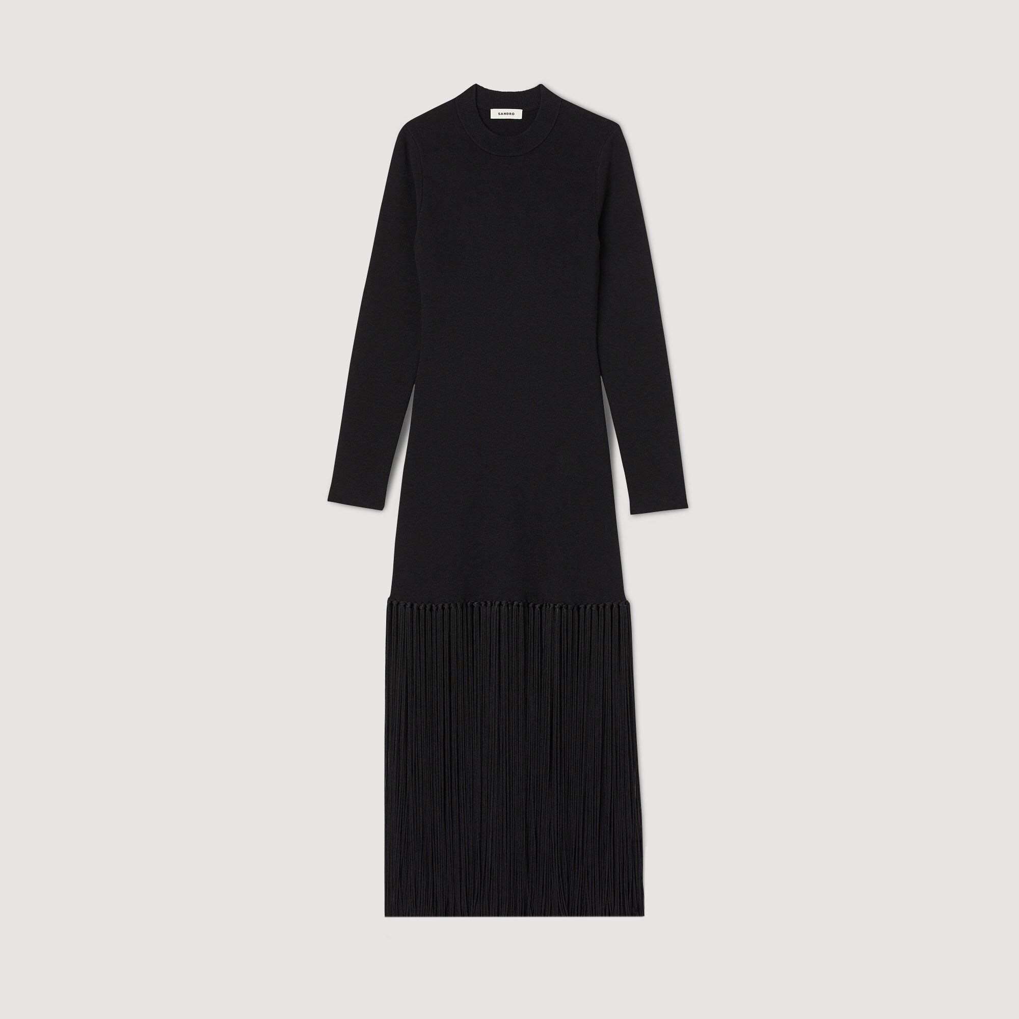 lange tricot jurk