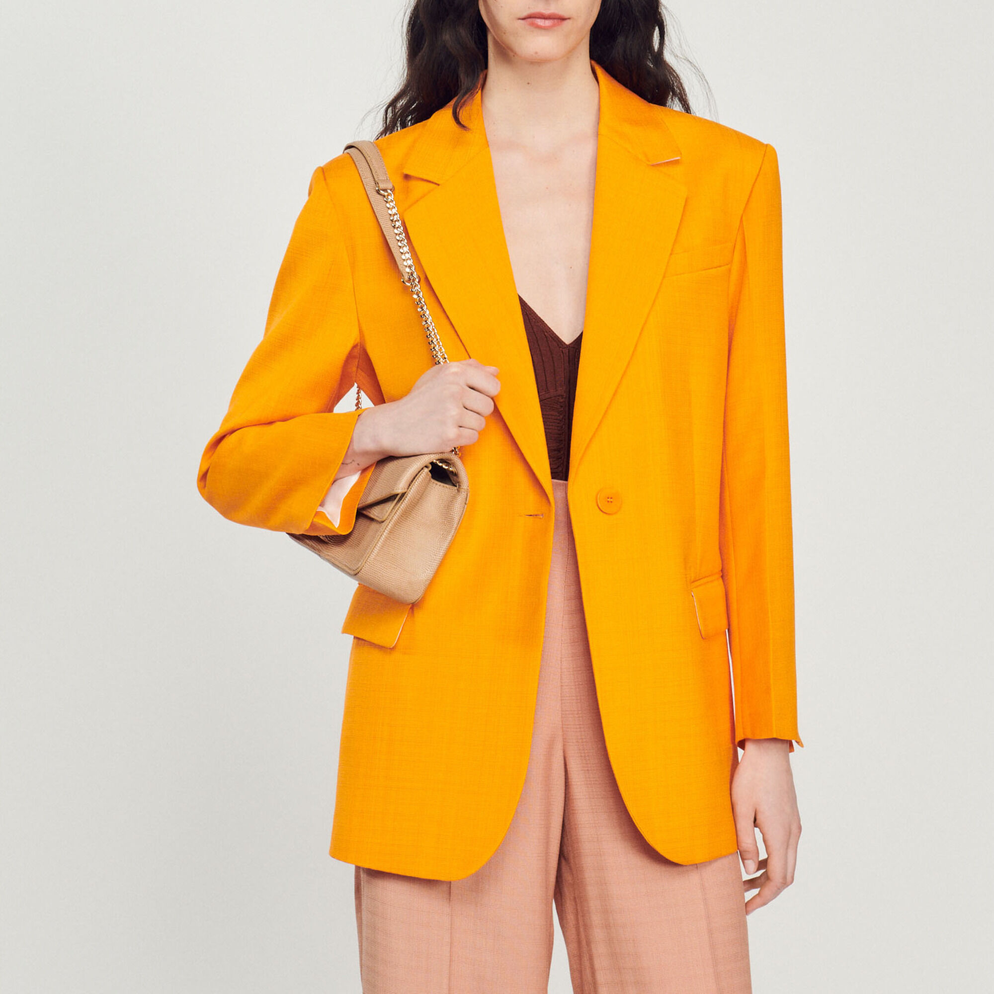 Tailleur best sale orange femme